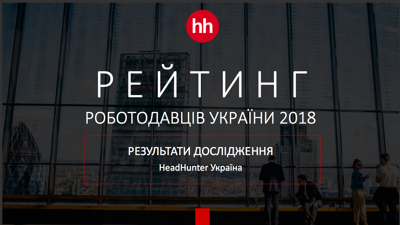 Рейтинг кращих роботодавців України 2018