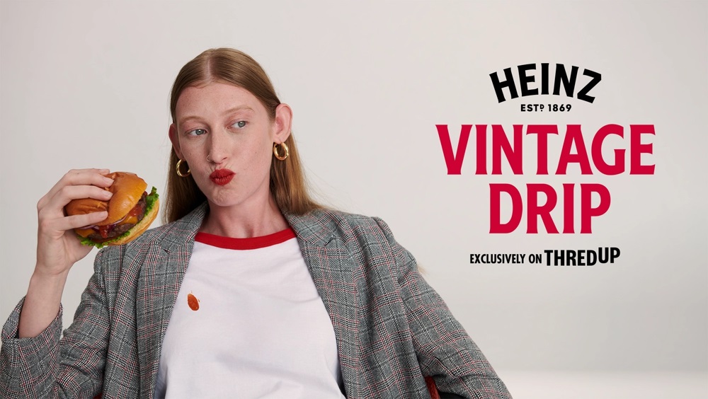HEINZ and thredUP Drop Vintage Drip Collection Celebrating the Iconic Ketchup Stain (CNW Group/Kraft Heinz Canada)